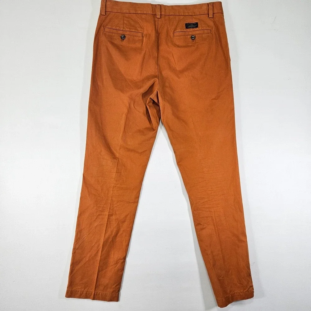 Banana Republic Men's Aiden Chino pant Orange Size 34x34